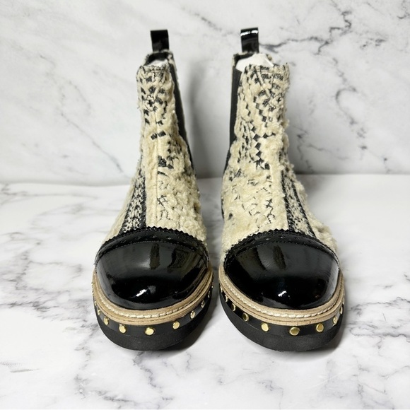 Free People Textile Atlas Chelsea Boot Beige Size EU 36.5 - Picture 4 of 12